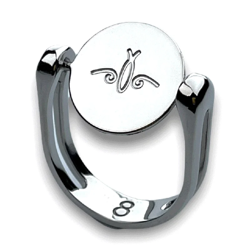 Butterfly Symbol Fidget Ring