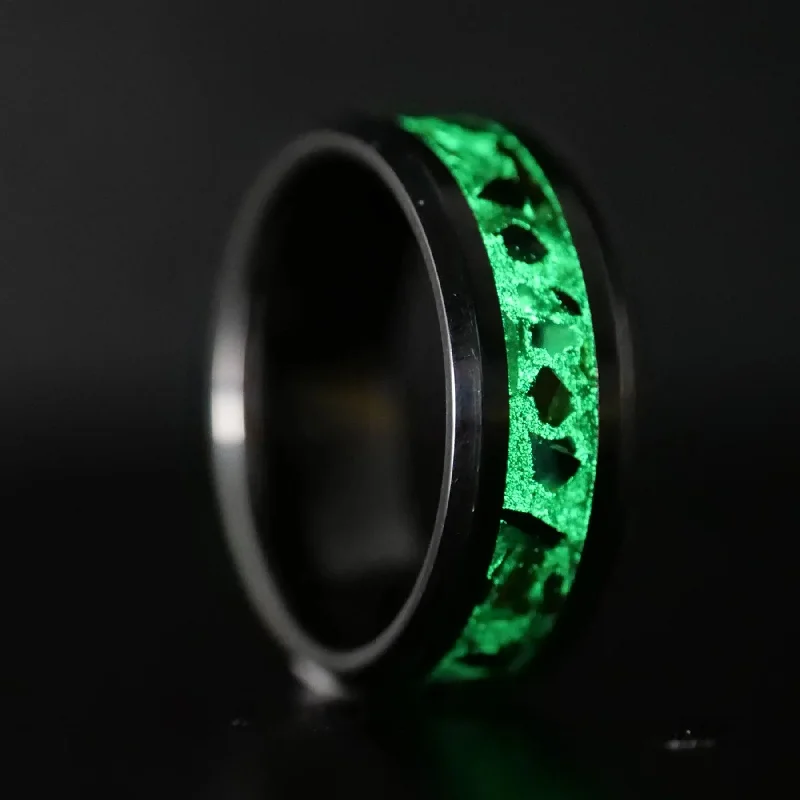 Custom Birthstone Ring with Glowstone