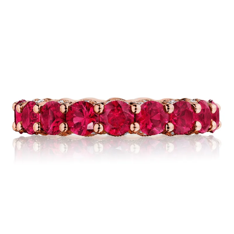 HT2633PK65R 18KT Rose & Ruby/Diamond