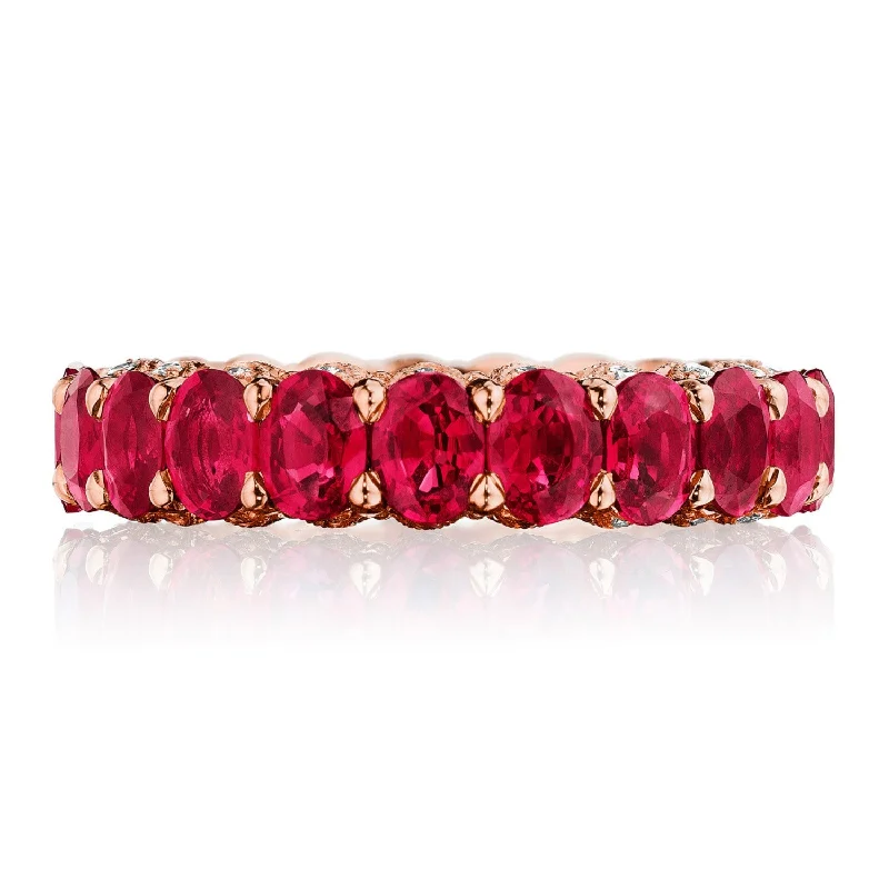 HT2636PK65R 18KT Rose & Ruby/Diamond