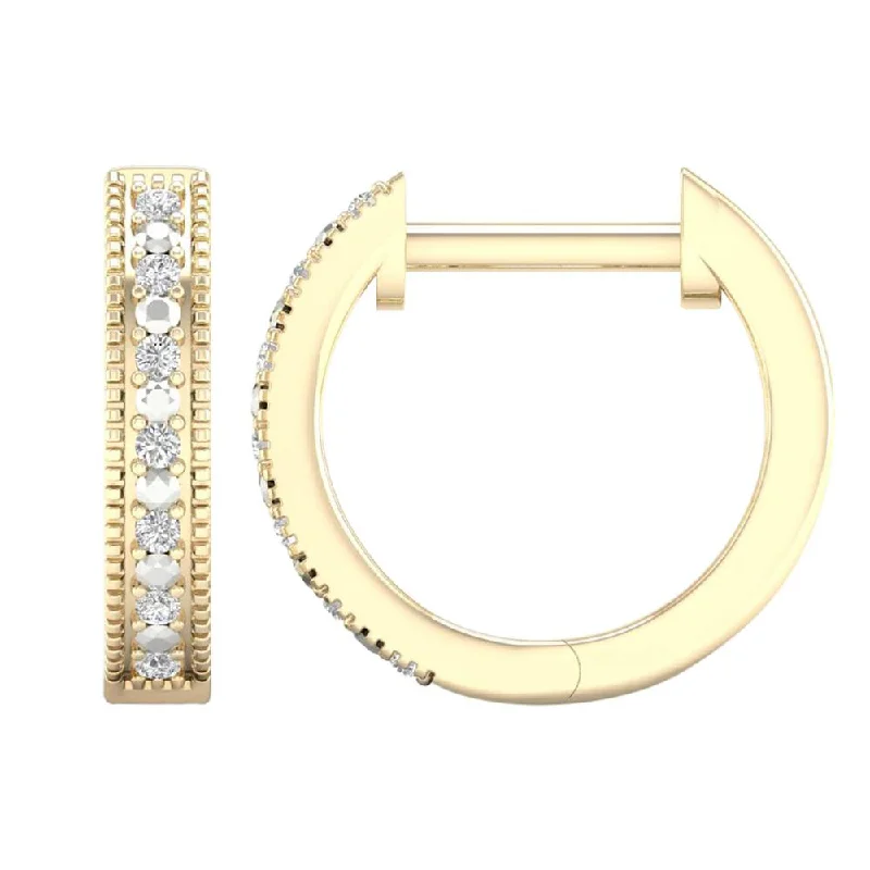 10K 0.05CT DAIM EARRING