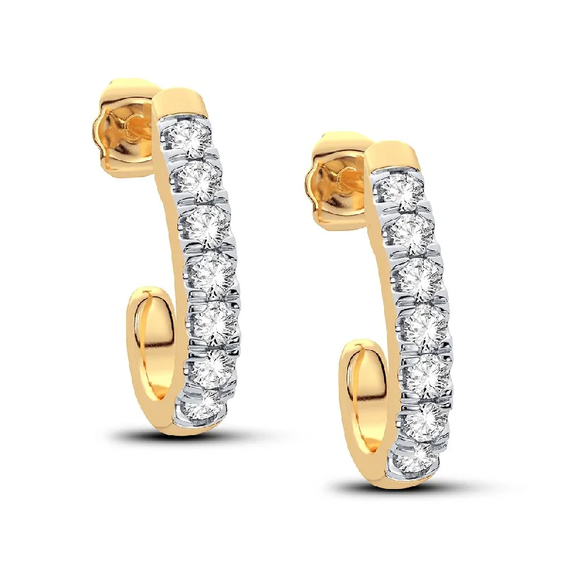 14K 0.27CT Diamond Earring