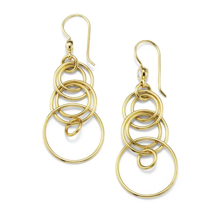 IPPOLITA Classico 18K Yellow Gold Mini Jet Set Dangle Earrings