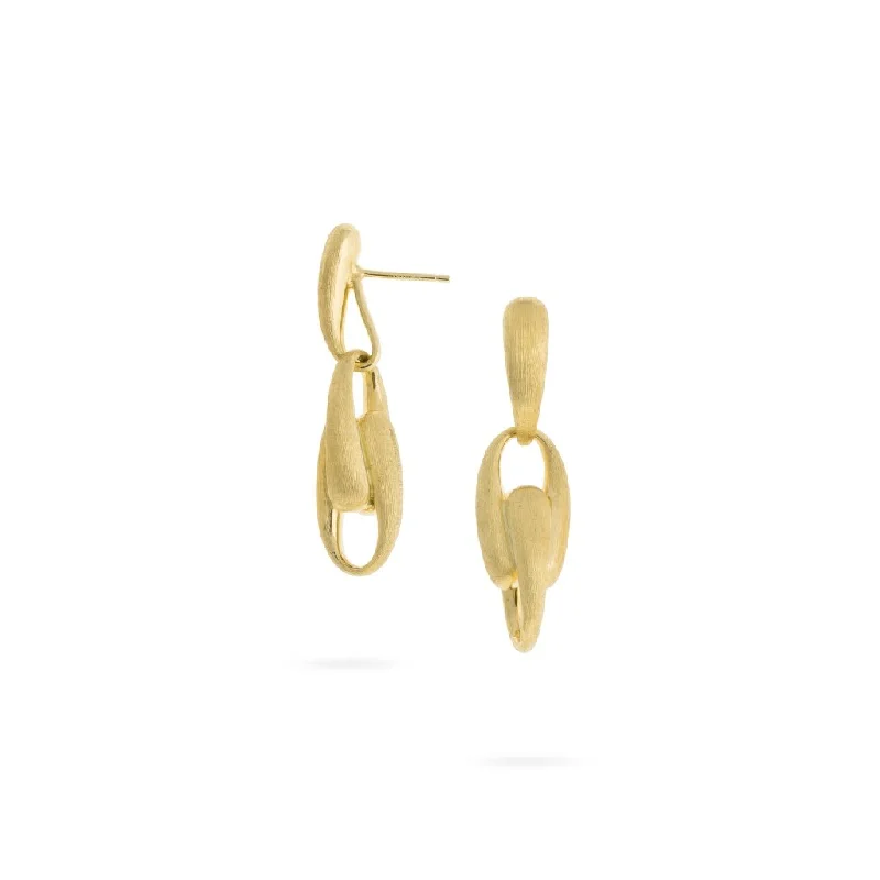 Marco Bicego Lucia 18K Yellow Gold Large Link Drop Earrings