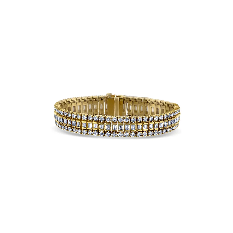 18K Yellow Gold Diamond Bracelet