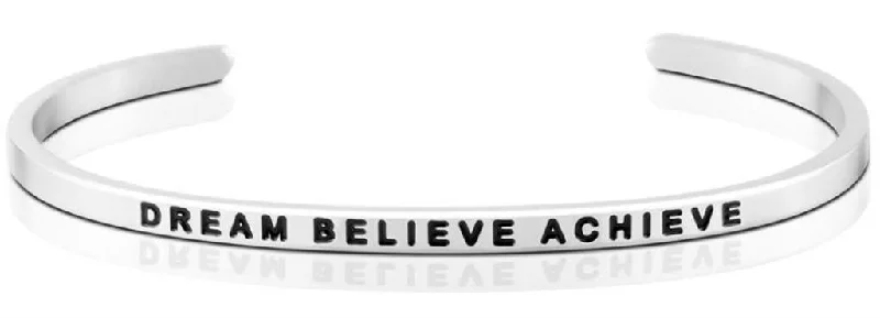 Dream Believe Achieve Bangle Bracelet