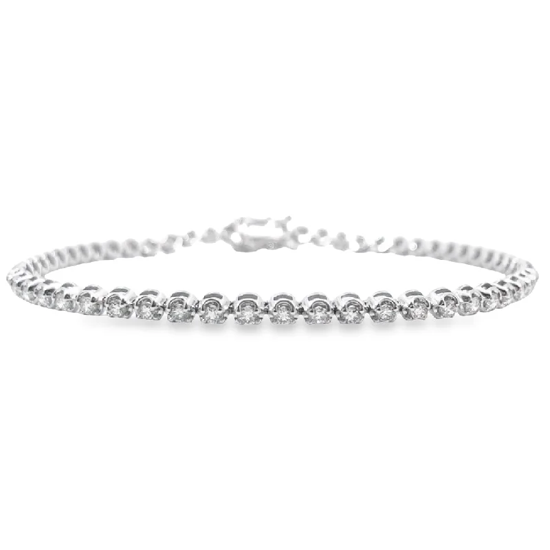 White Gold Diamond Fashion Bracelet