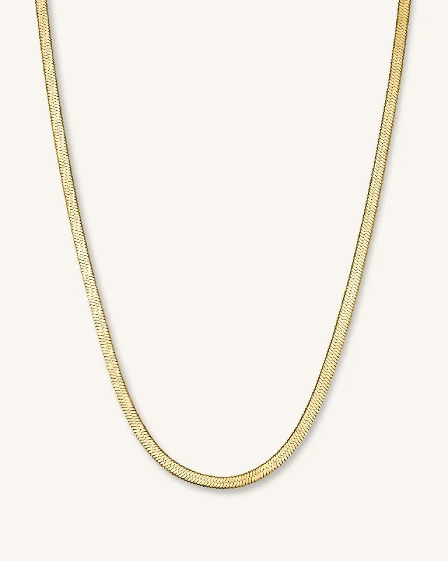 Snake Necklace Gold