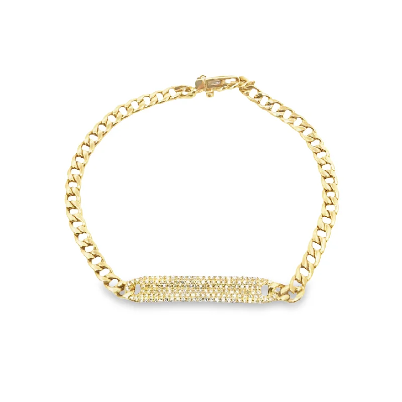 Yellow Gold Diamond Fashion Bracelet