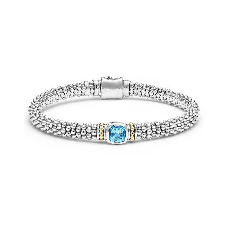 LAGOS Rittenhouse 6mm Swiss Blue Topaz Bracelet