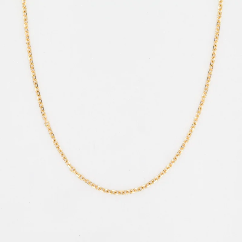 Medium Diamond-Cut Cable Chain