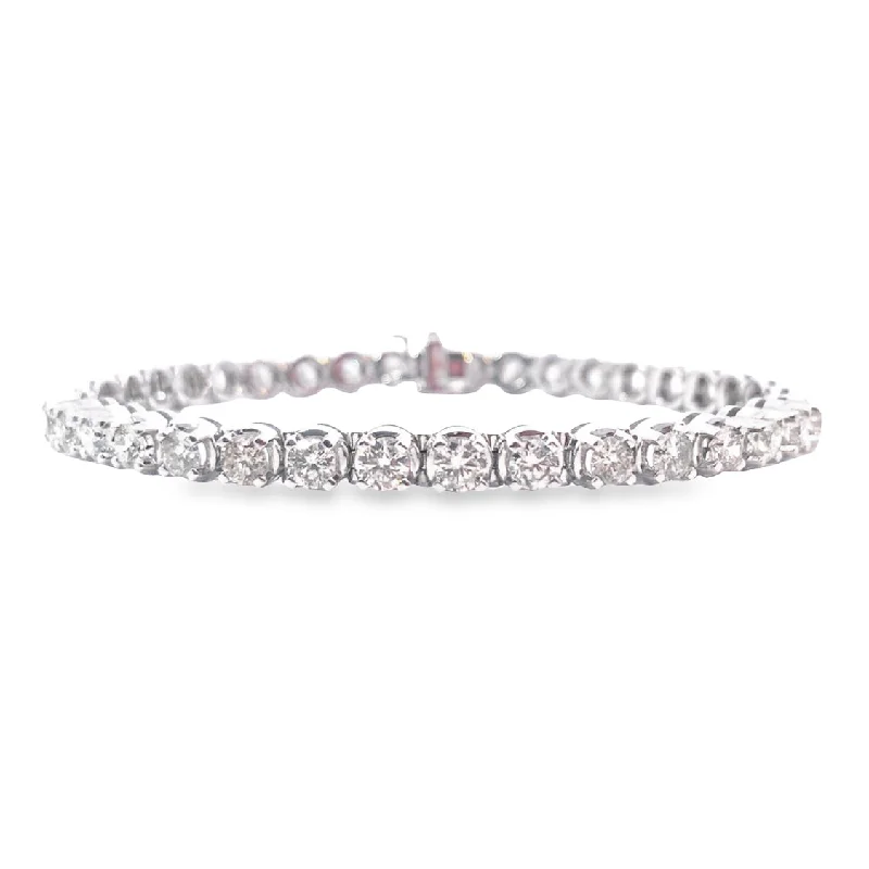 White Gold 6.02 Cttw. Diamond Tennis Bracelet