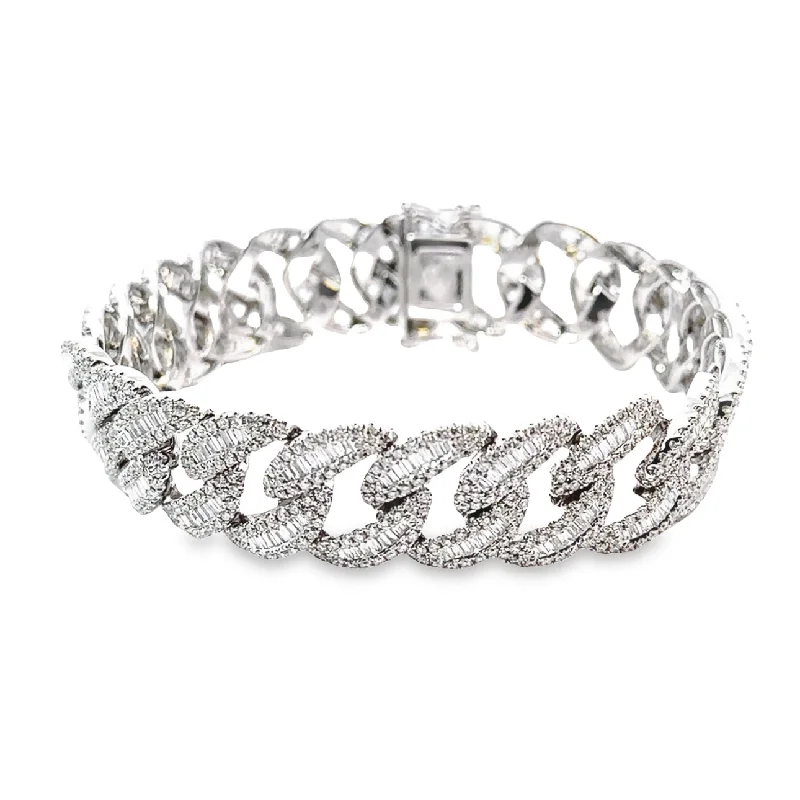 White Gold Diamond Fashion Bracelet